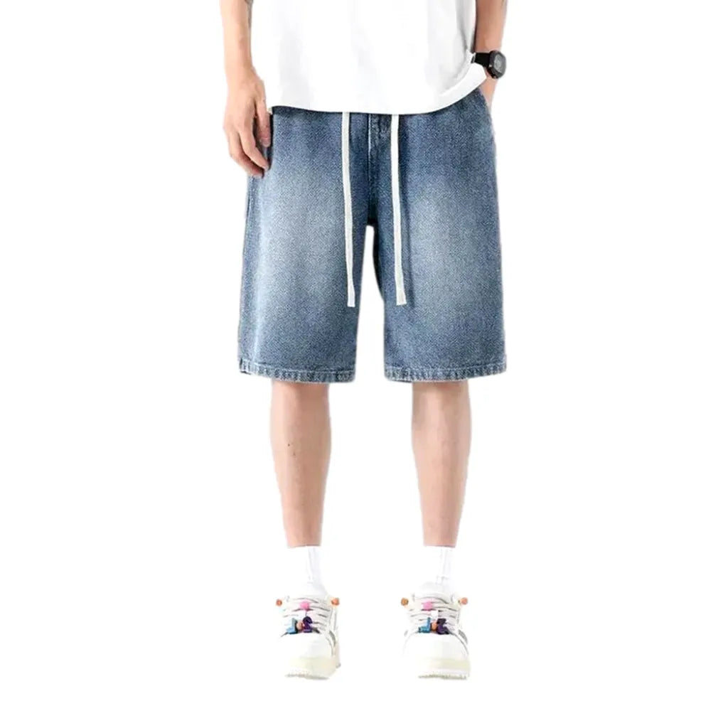 Baggy fashion men's jean shorts