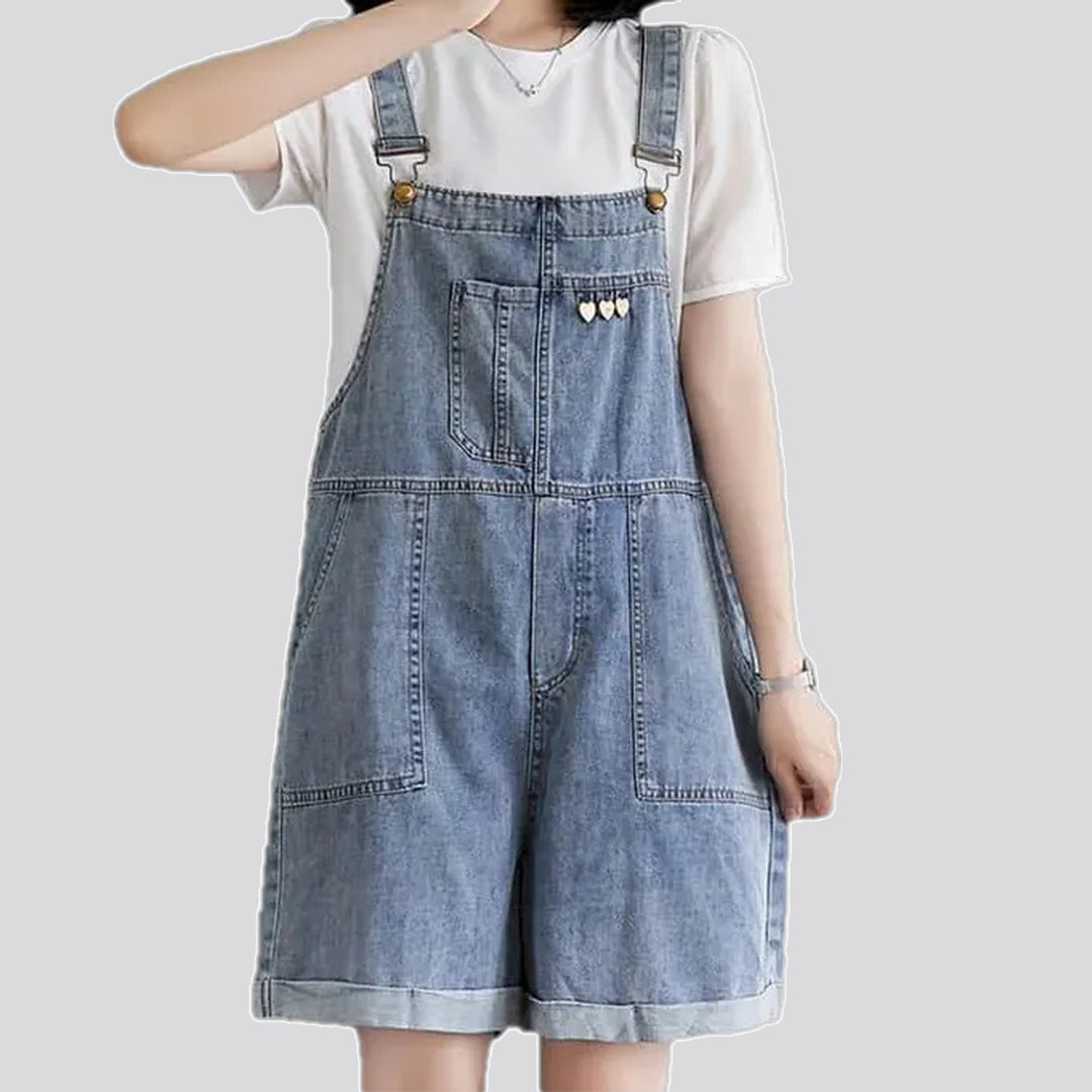 Baggy Fit Stylish Women's Denim Overall | Jeans4you.shop