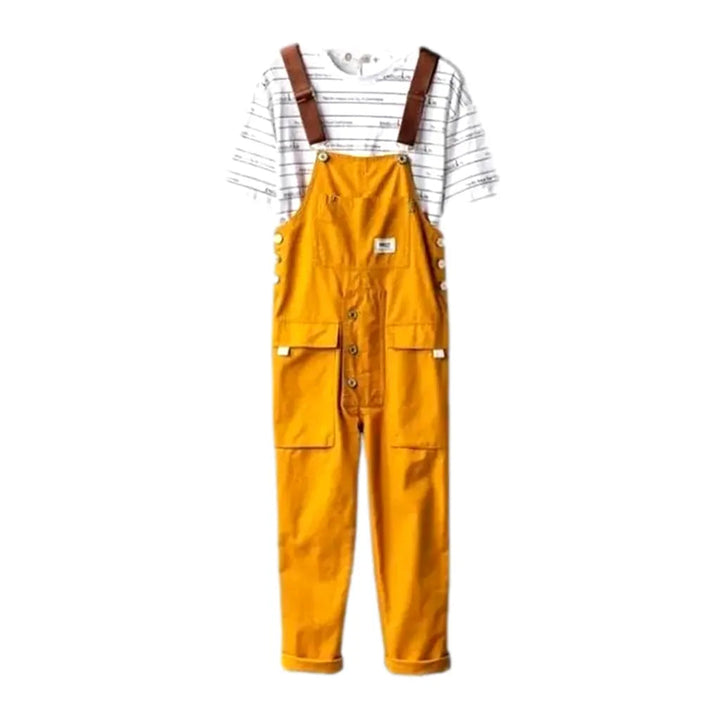 Baggy Men's Jean Overall - Yellow