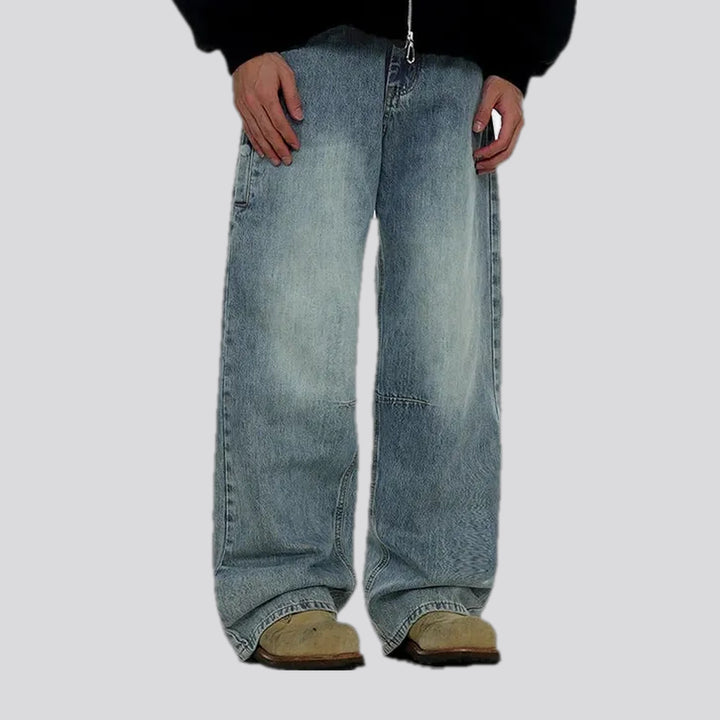 Baggy Style and Faded Wash Men's Jeans | Jeans4you.shop