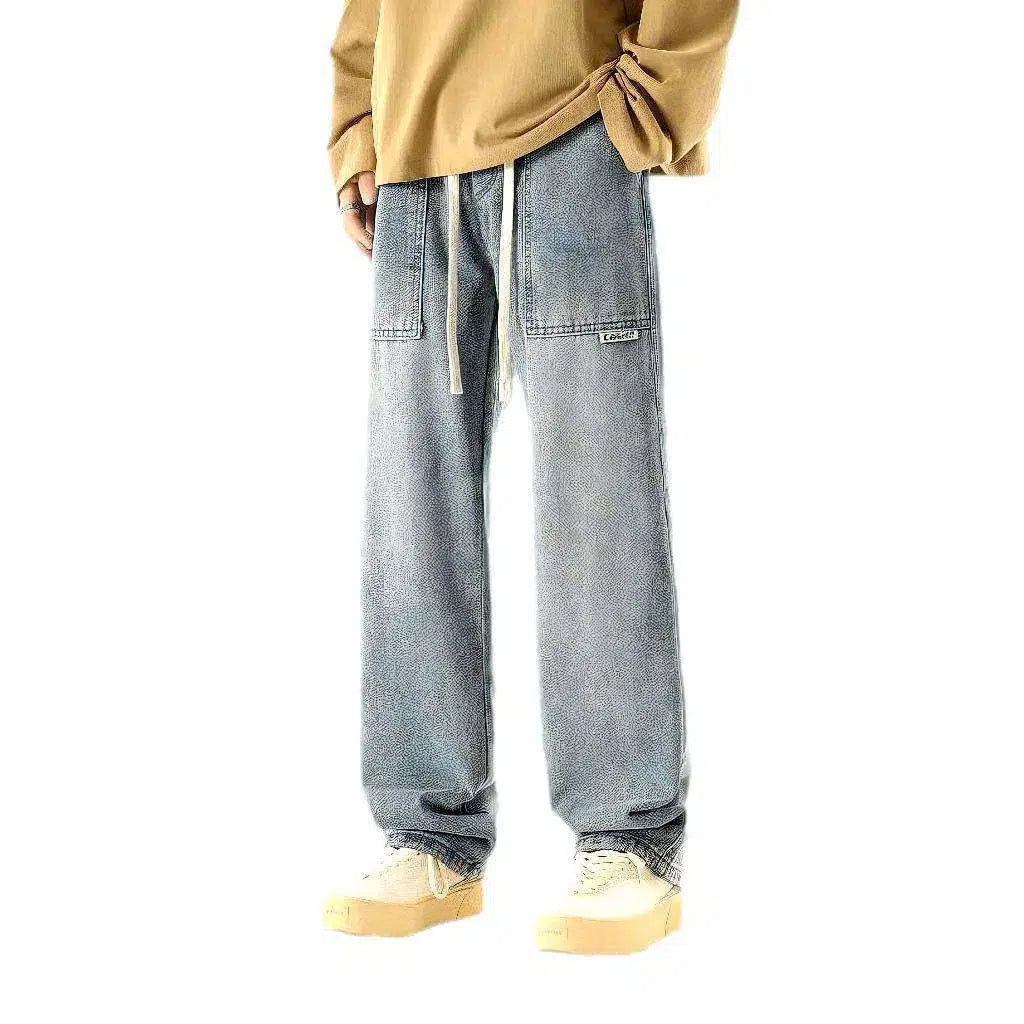 Baggy vintage men's denim pants