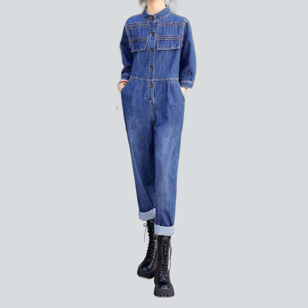 Baggy women's jean jumpsuit | Jeans4you.shop