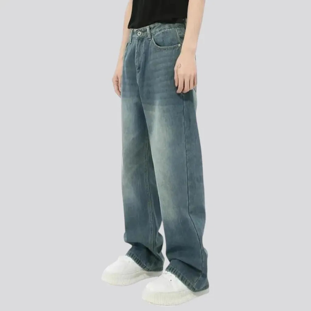 90s vintage style baggy jeans for men