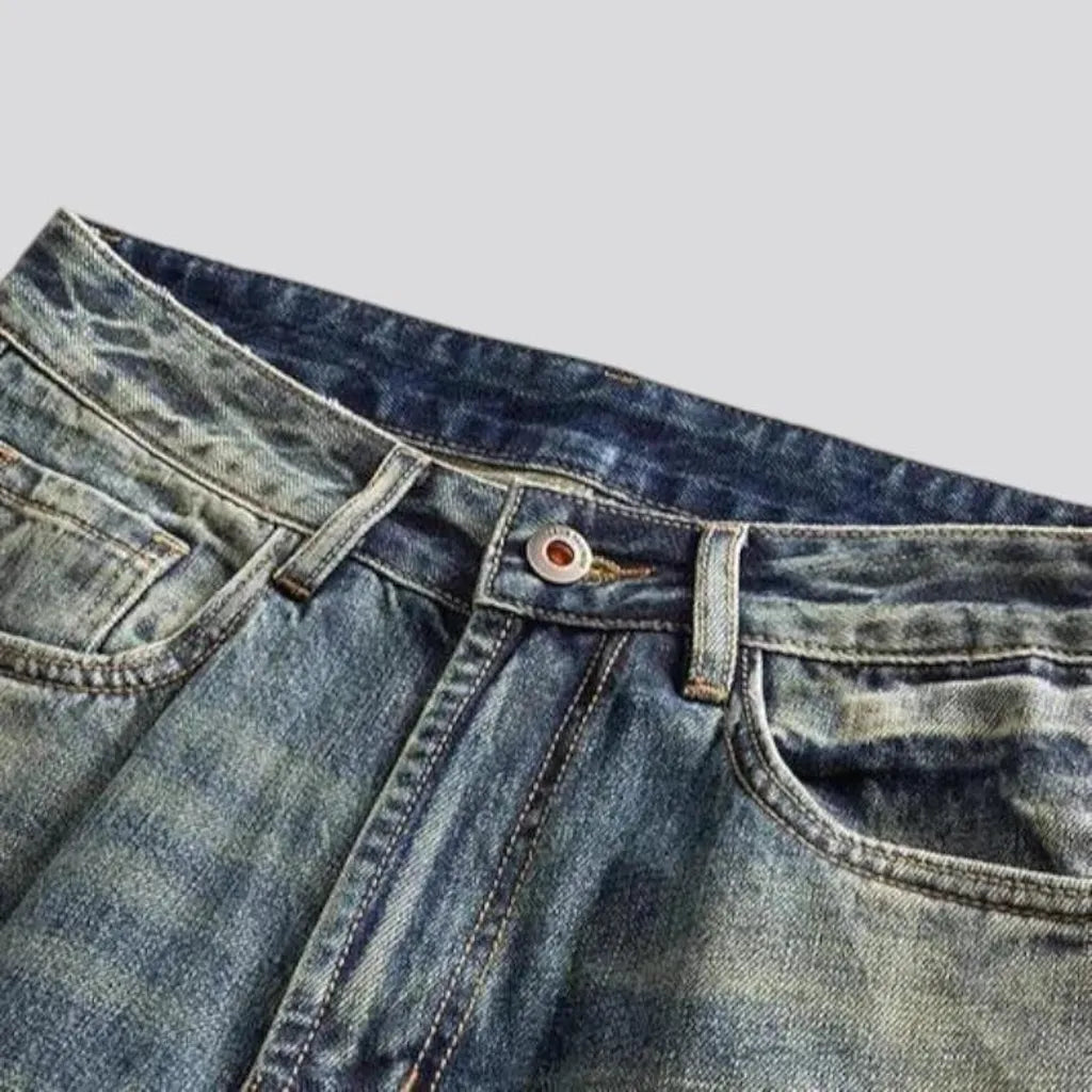 Baggy vintage mid rise men's jeans