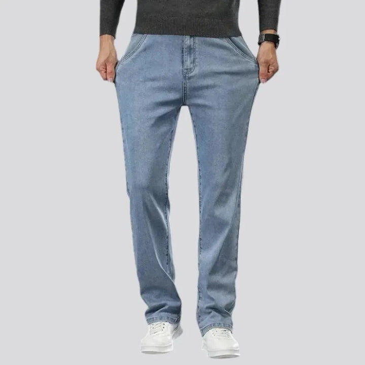 High-rise straight fit vintage men's jeans