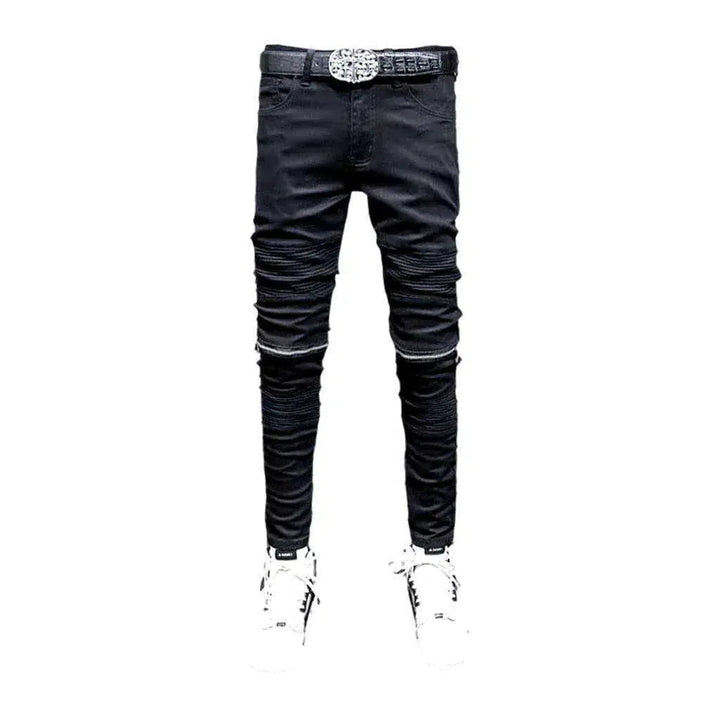 Black y2k jeans
 for men