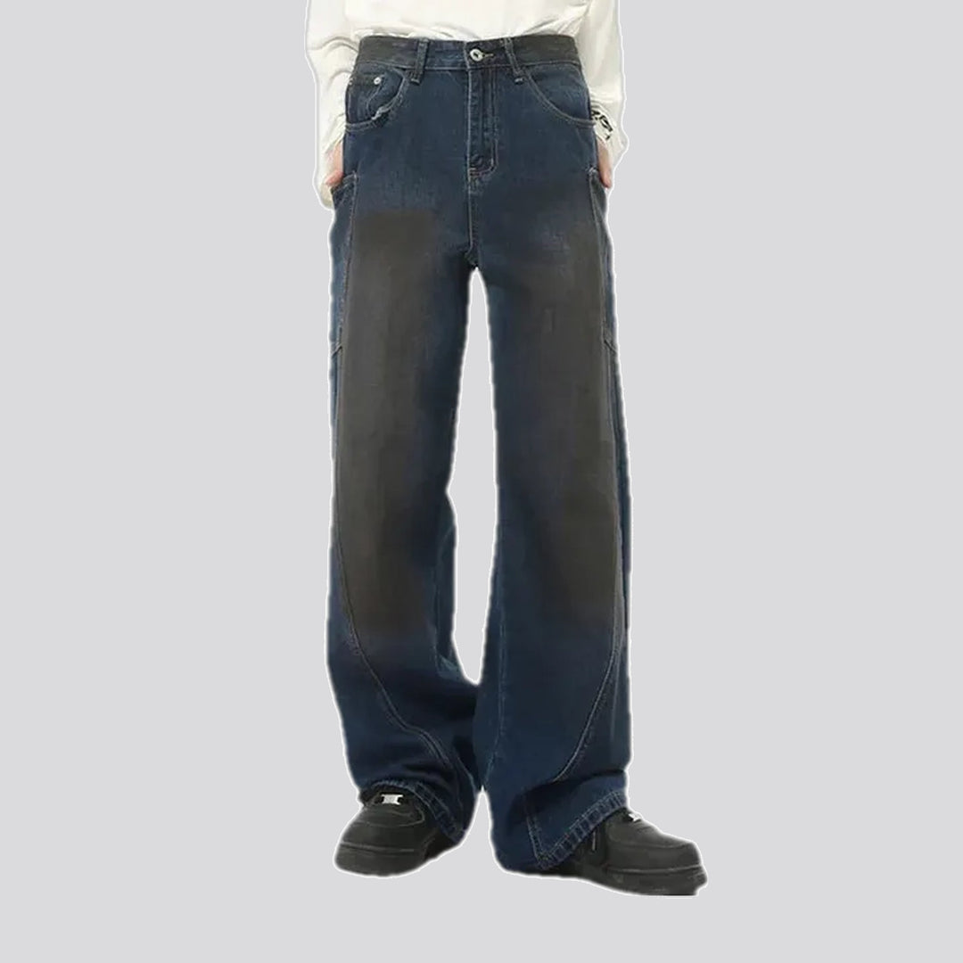 Boho Style Abraded Men's Jeans | Jeans4you.shop