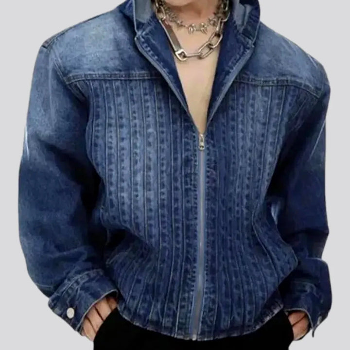 Boho Style Men's Denim Jacket | Jeans4you.shop