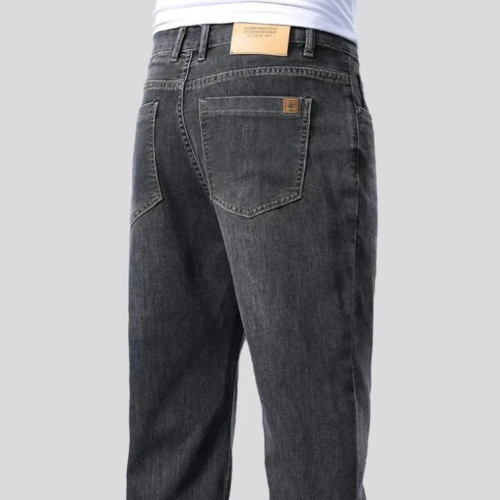 Sanded men's stretch jeans