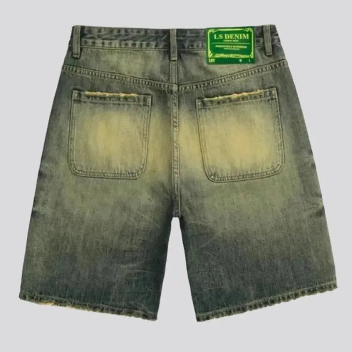 Vintage men's denim shorts