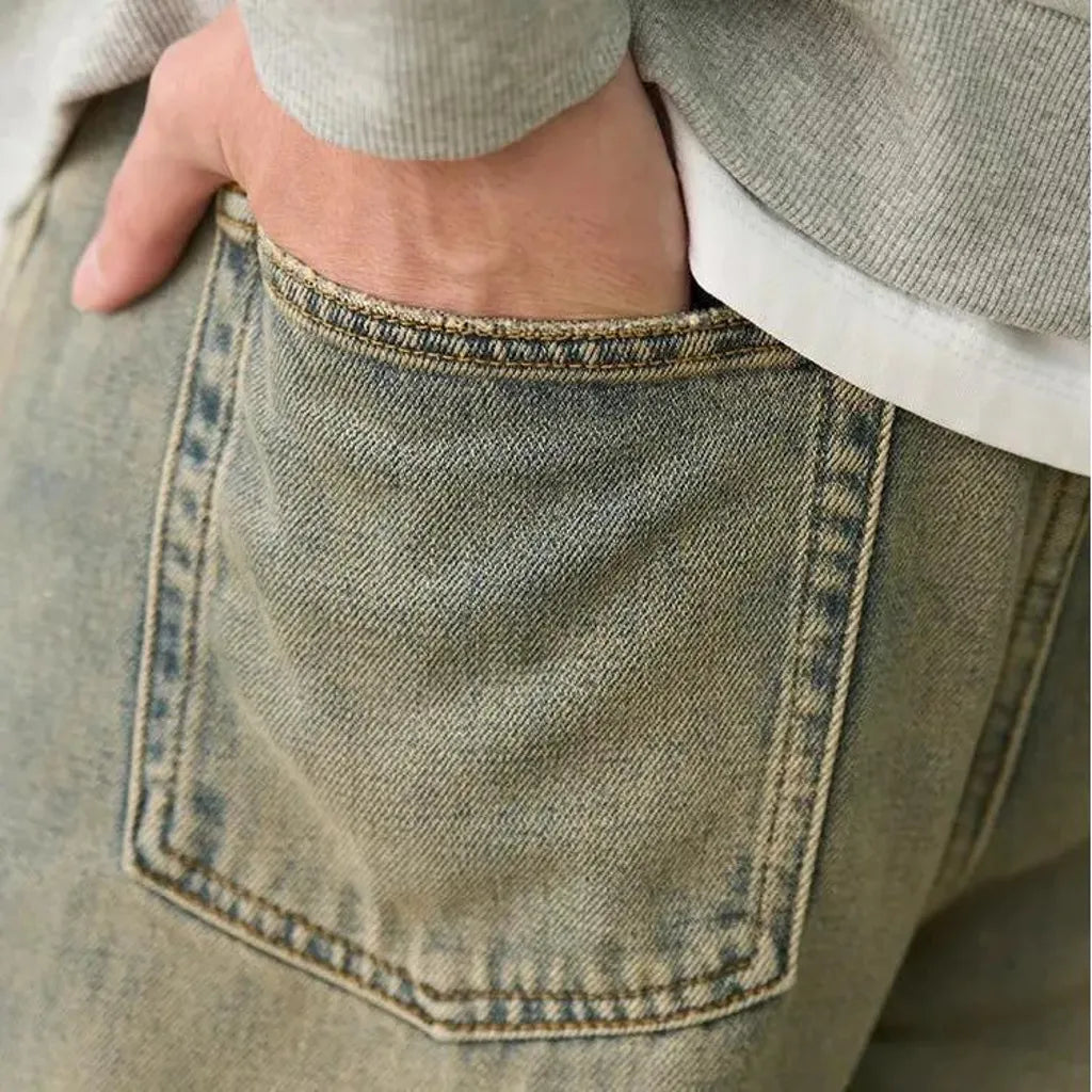 Faded jeans for men