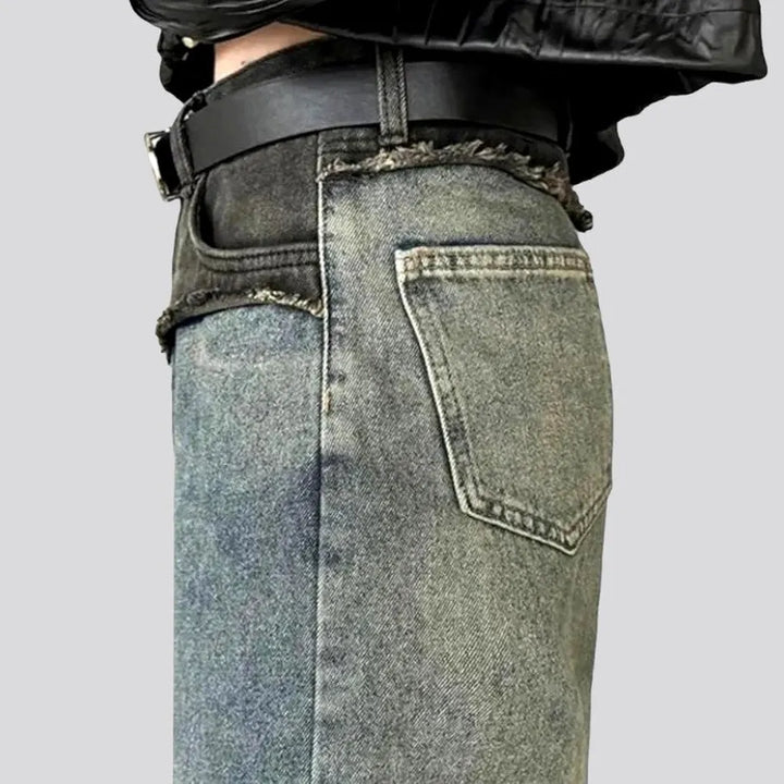 Contrast women's fashion jeans