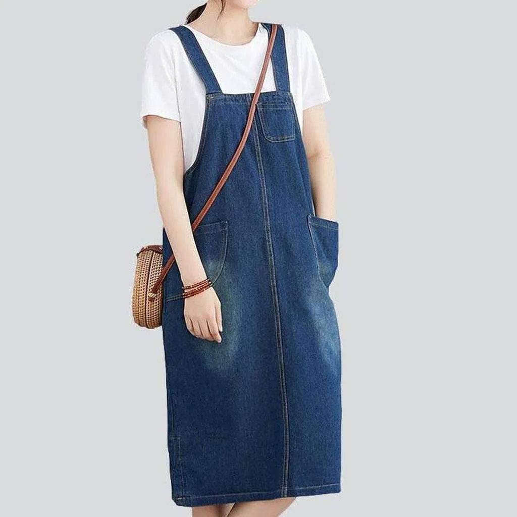 Casual loose denim jean dress | Jeans4you.shop