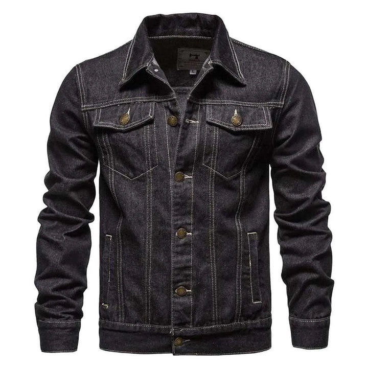 Classic regular men's jeans jacket