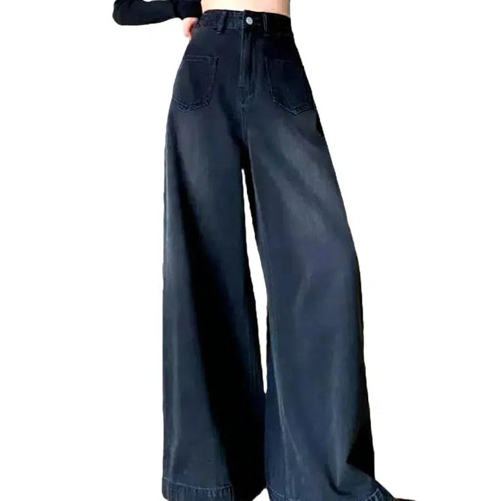 Culottes high-waist jeans
 for women