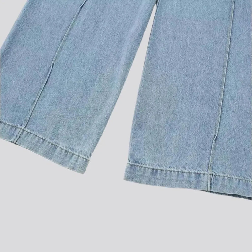 Sanded street women's jeans overall