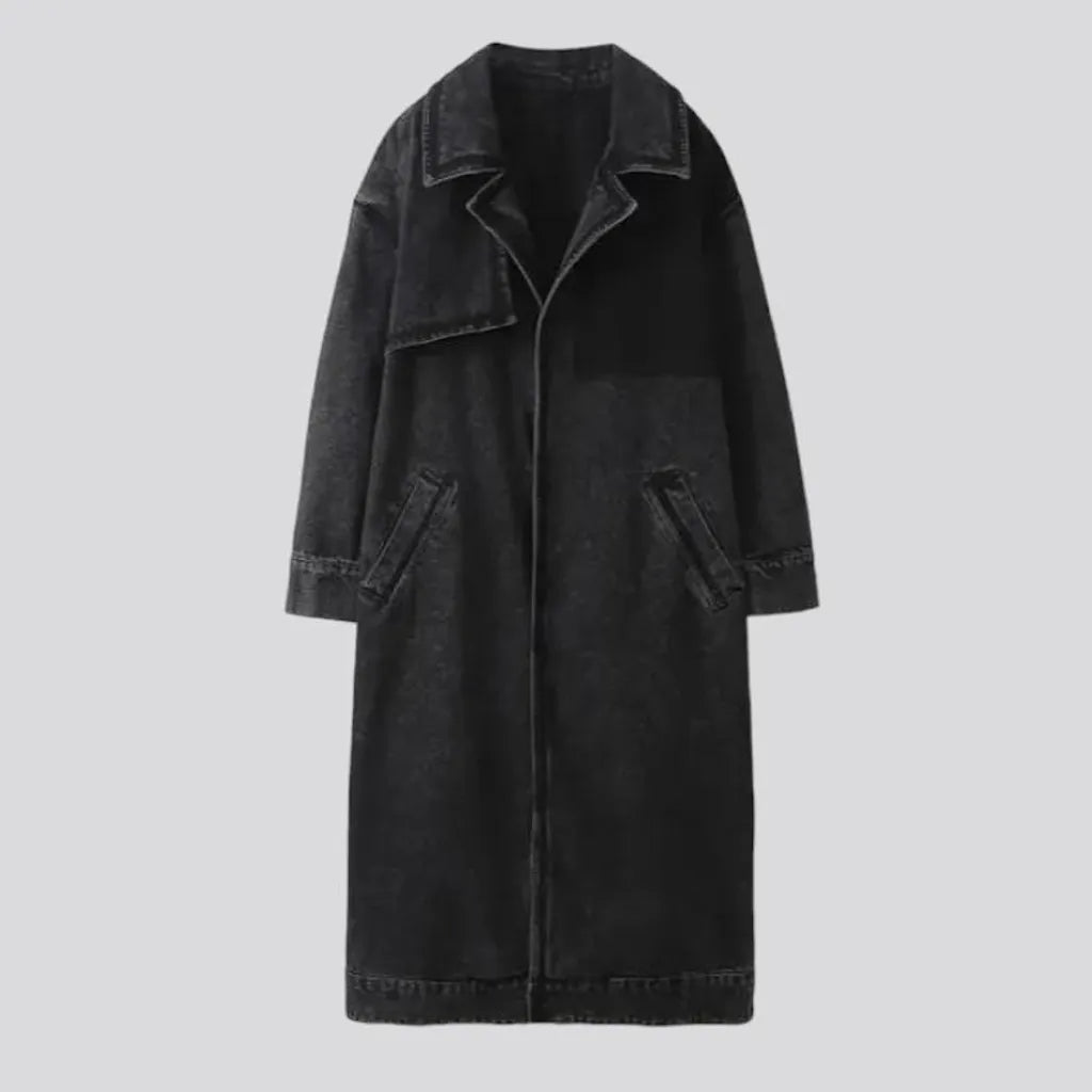 Winter v-neck jean coat
 for ladies | Jeans4you.shop