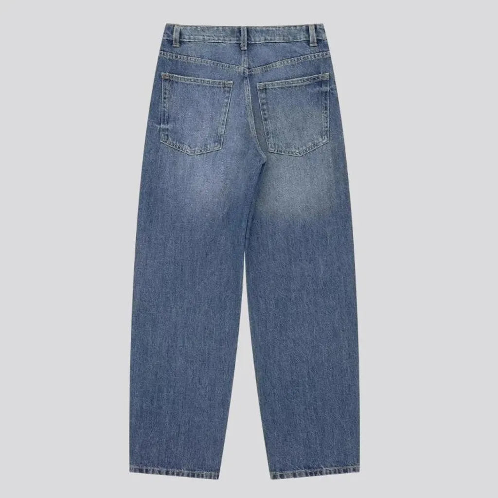 Sanded 90s style jeans for ladies