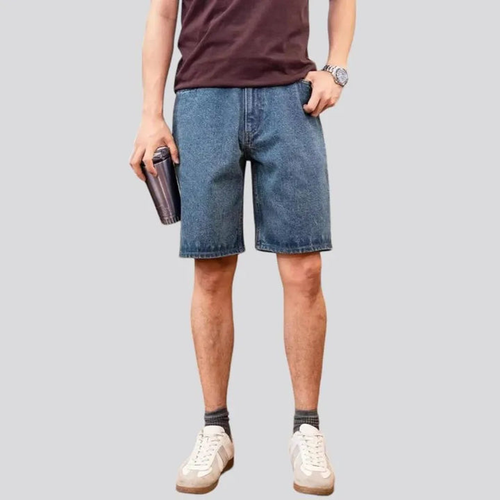 90s straight jean shorts
 for men