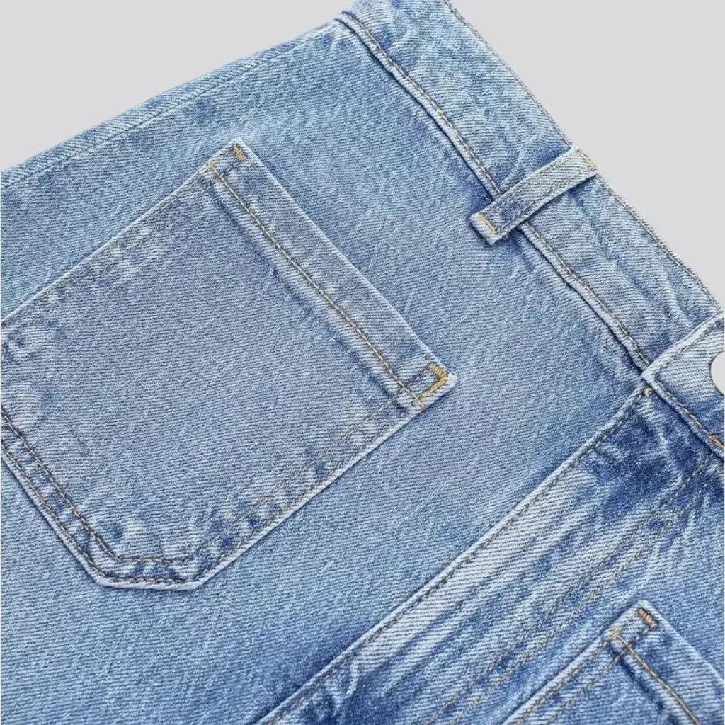 Lightweight 90s casual denim skirt