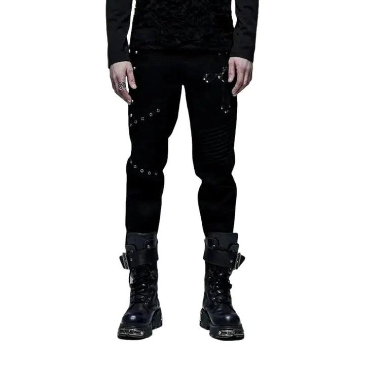 Embellished slim jeans
 for men