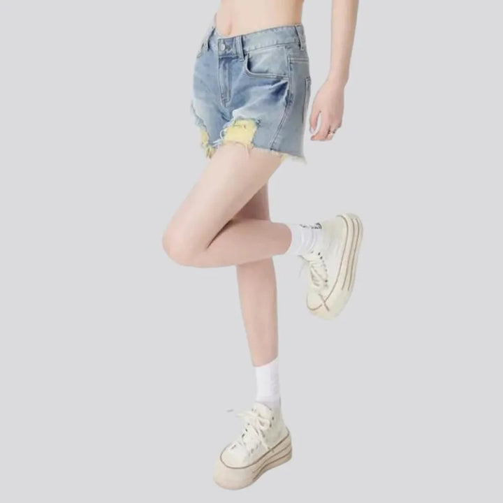 Vintage y2k denim shorts
 for women