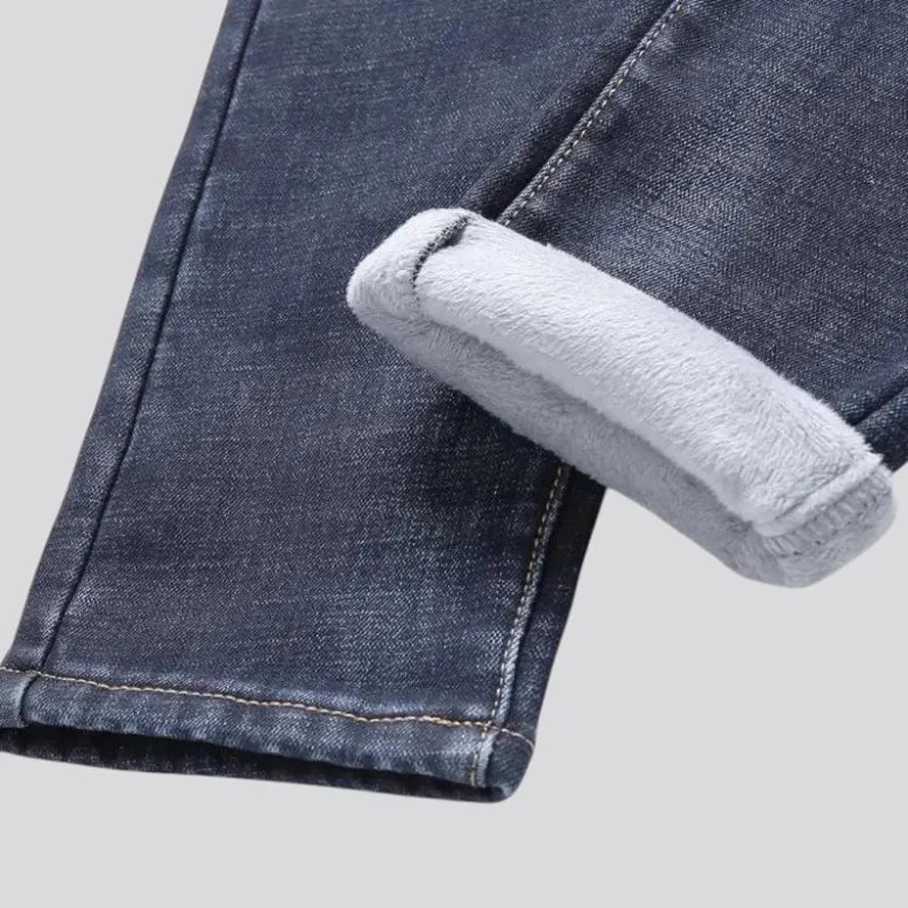 Stretchable slim-fit men's jeans