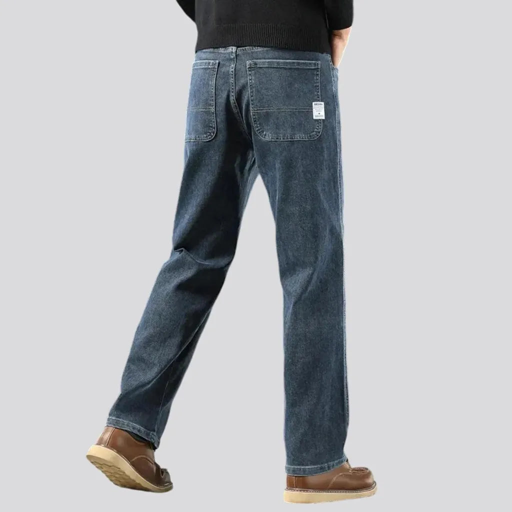 Stretchable classic men's jeans