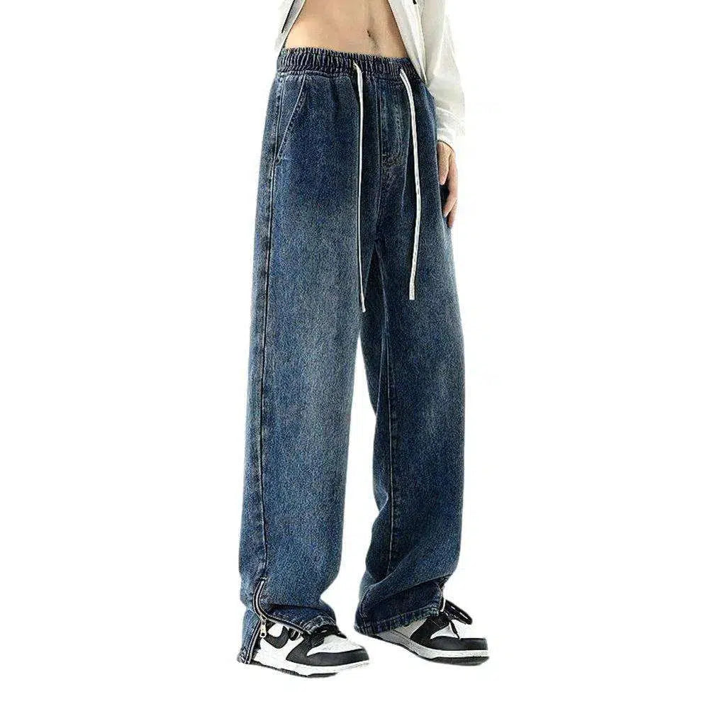 Fashion sanded men's jean pants