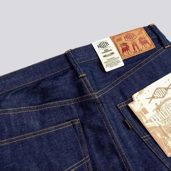 14oz raw men's selvedge jeans