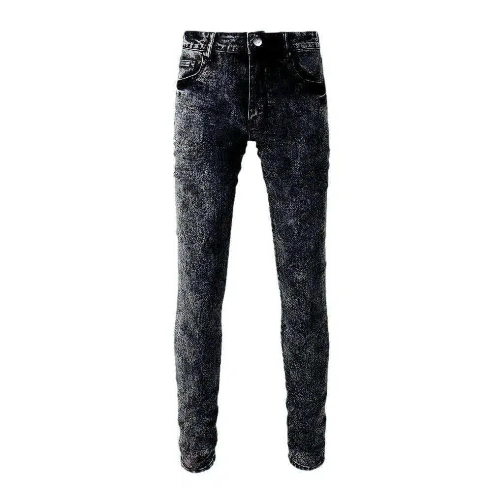 Grey skinny jeans
 for men