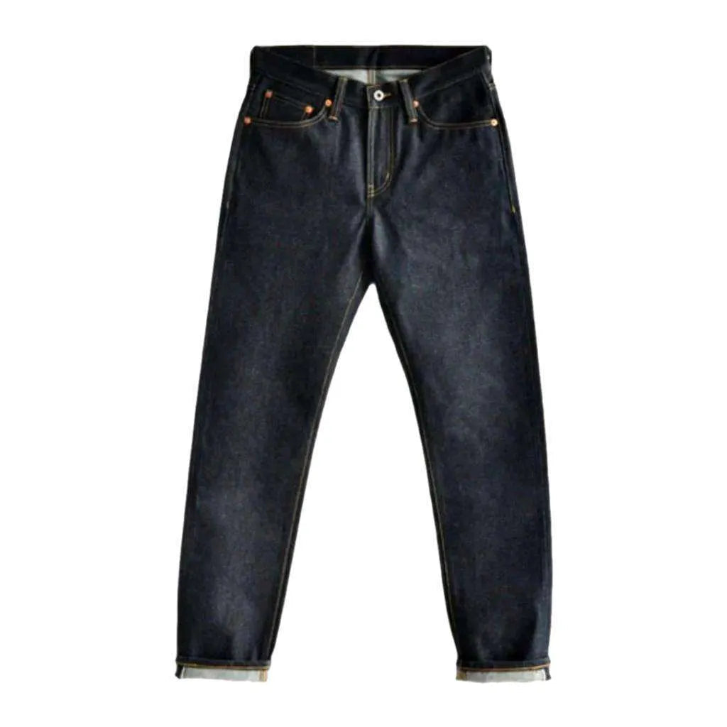 Heavyweight raw self-edge jeans