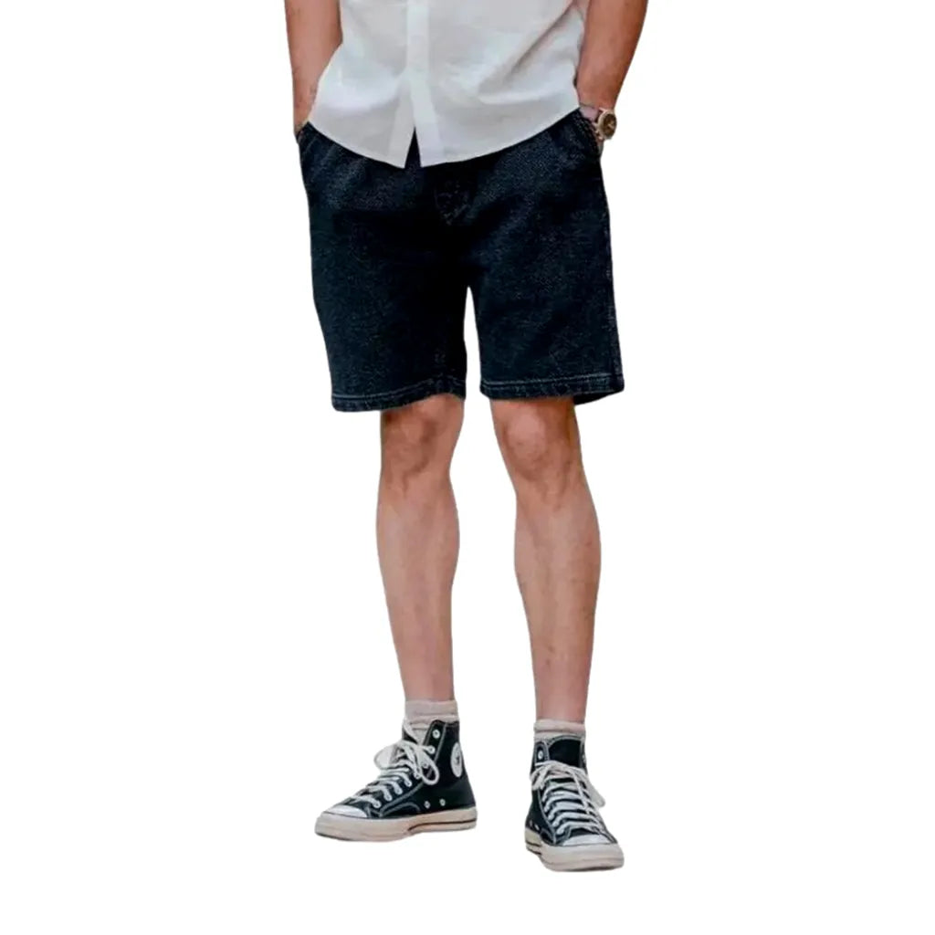 Heavyweight selvedge denim shorts for men