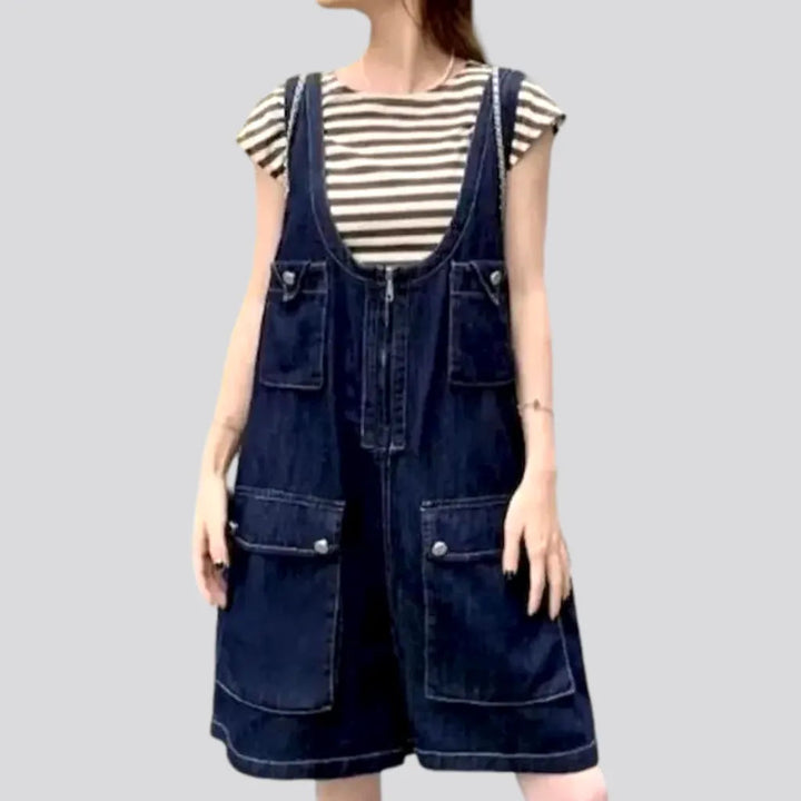 Jean overall shorts for women | Jeans4you.shop