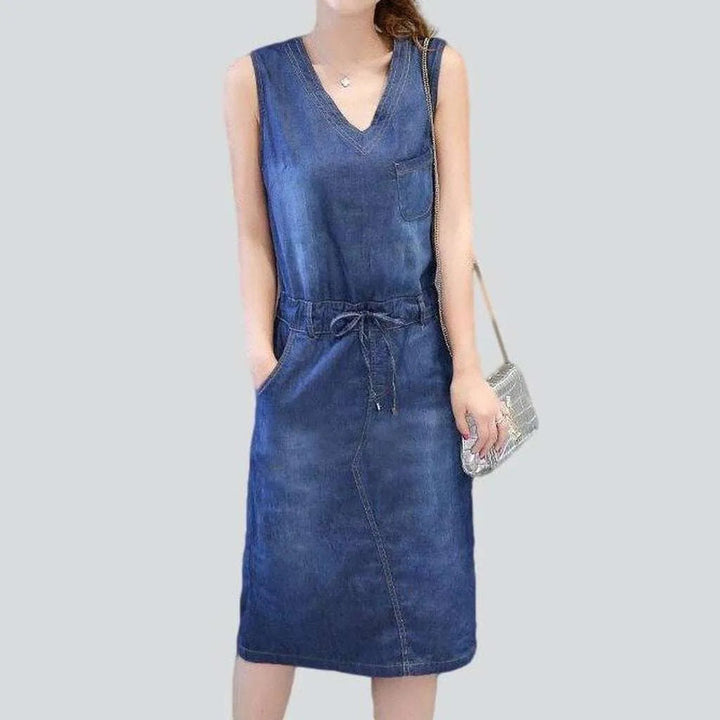 Knee-length 90s denim dress | Jeans4you.shop