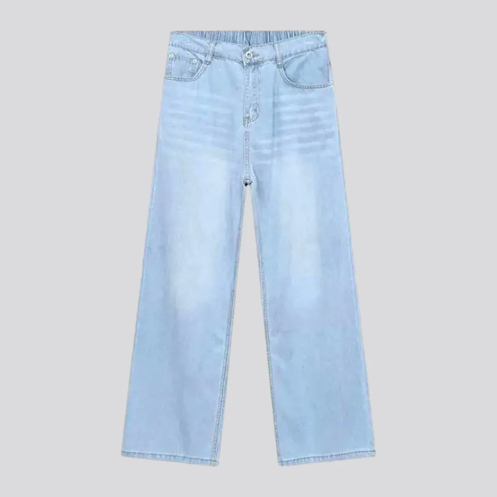 Light Wash Baggy Fit Men's Jeans | Jeans4you.shop