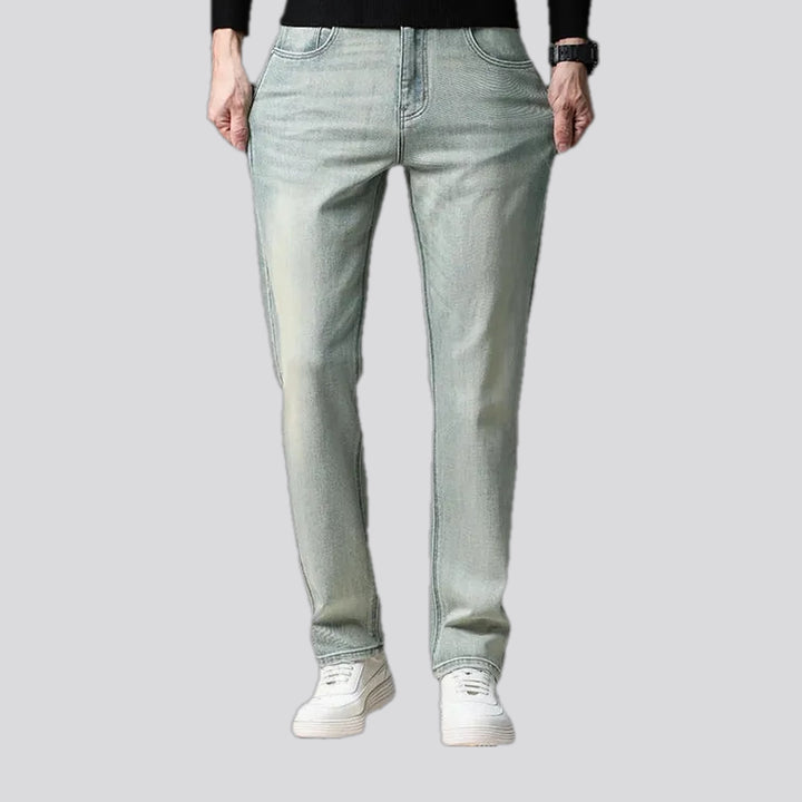 Mid Rise Elastic Men's Jeans | Jeans4you.shop