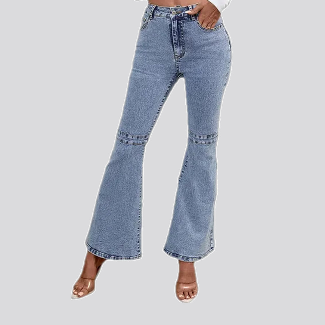 Mid Rise Light Pattern Jeans for Women | Jeans4you.shop