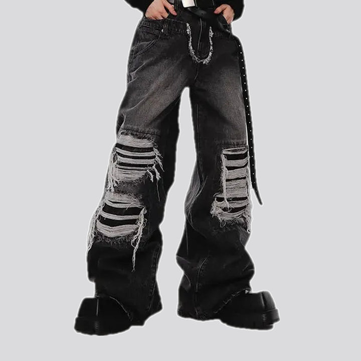 Mid Waist Boho Street Men's Jeans | Jeans4you.shop