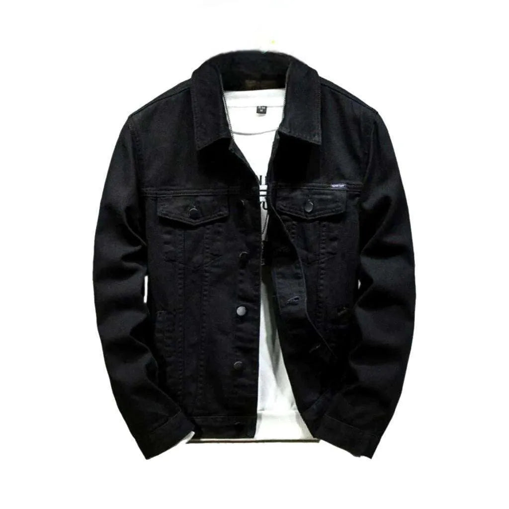 Monochrome men's denim jacket