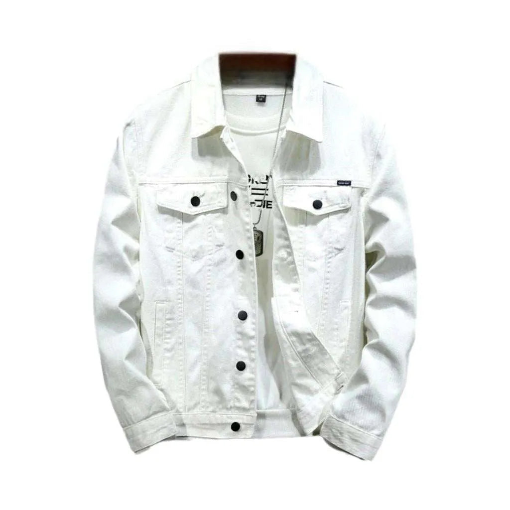 Monochrome men's denim jacket