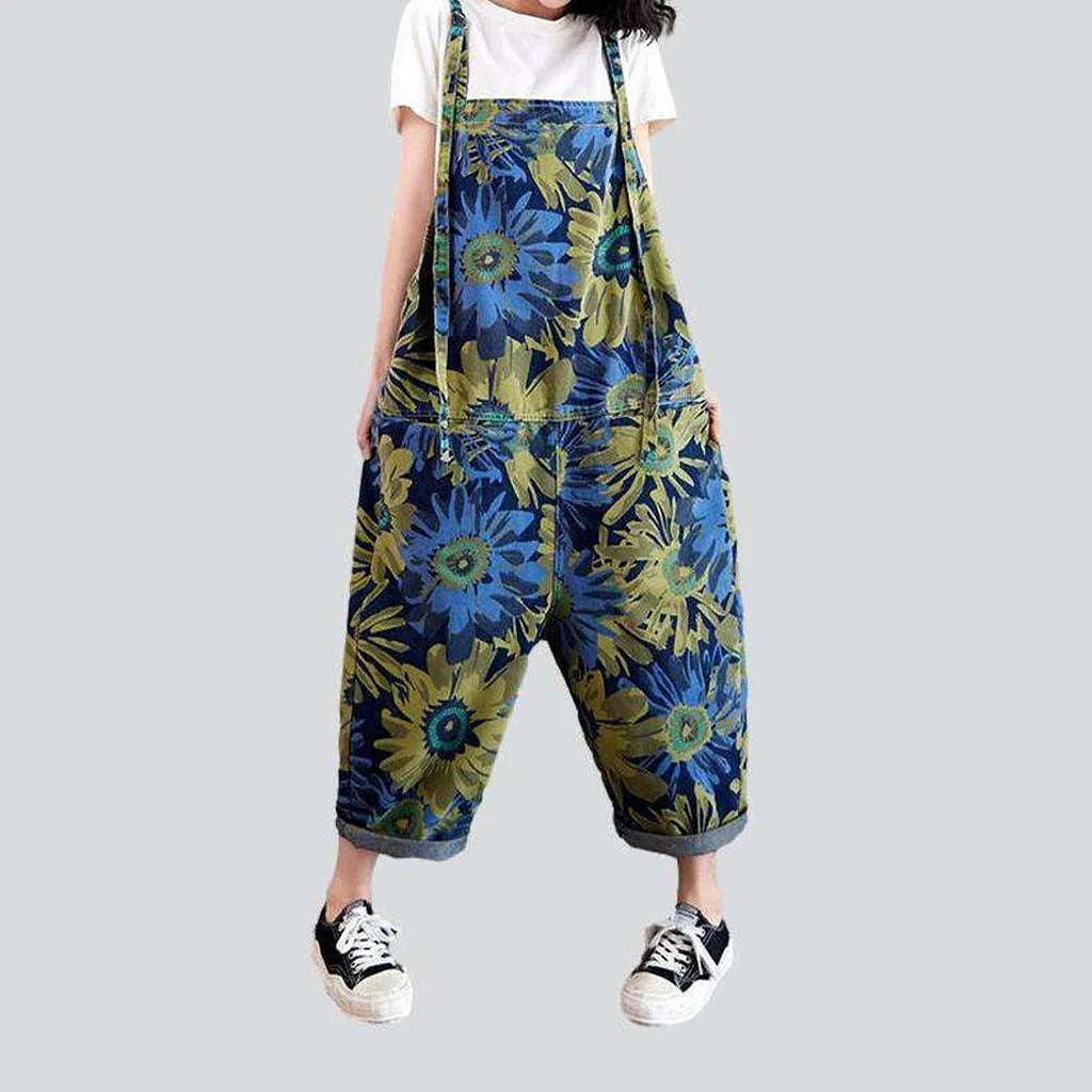 Painted Street Style Jean Overall for Ladies | Jeans4you.shop