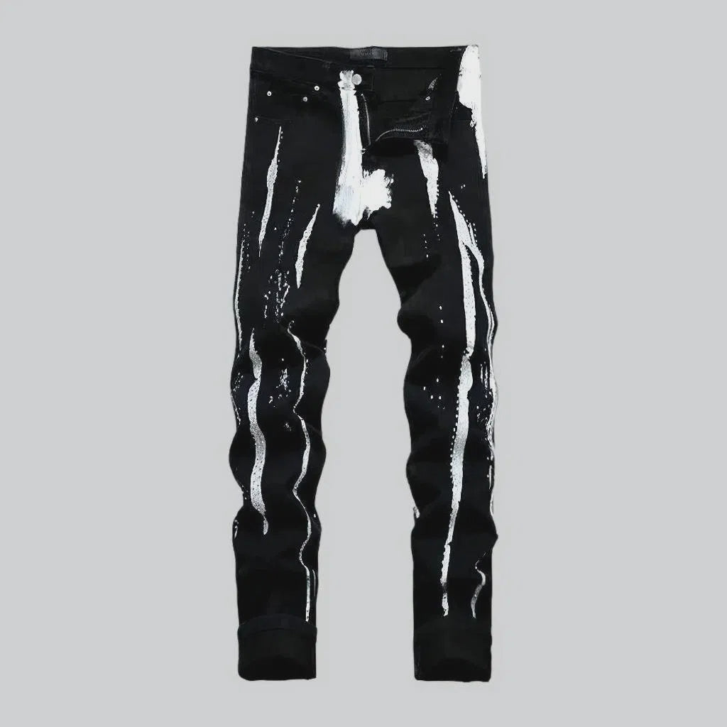 Diamond men's mid-waist jeans | Jeans4you.shop