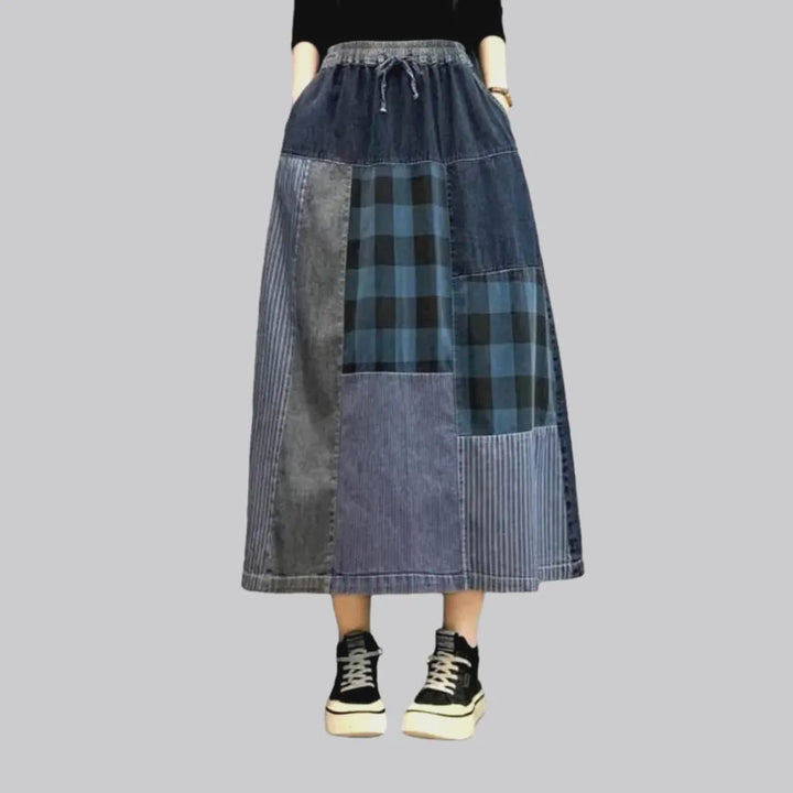 Long street denim skirt for ladies | Jeans4you.shop