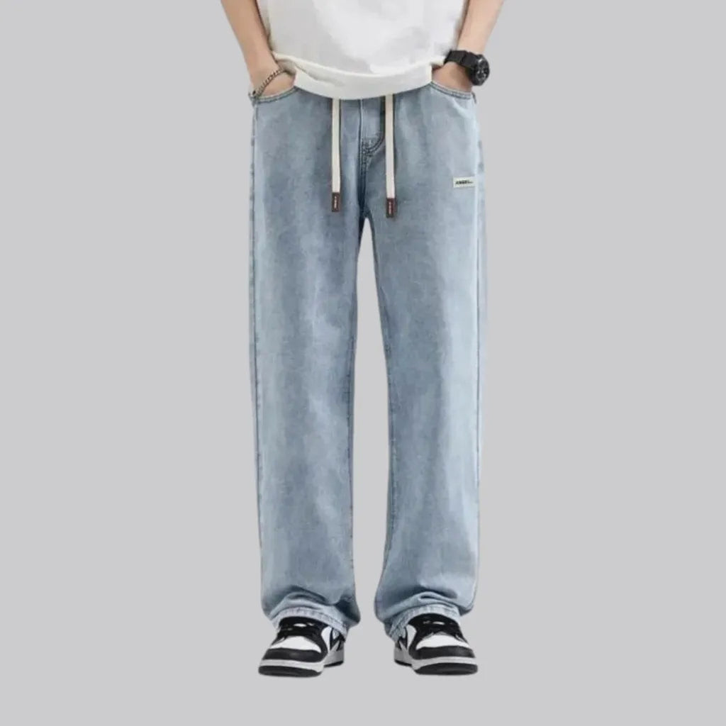 Fashionable mid rise men's denim joggers | Jeans4you.shop