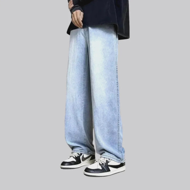 90s mid rise baggy street style jeans for men | Jeans4you.shop