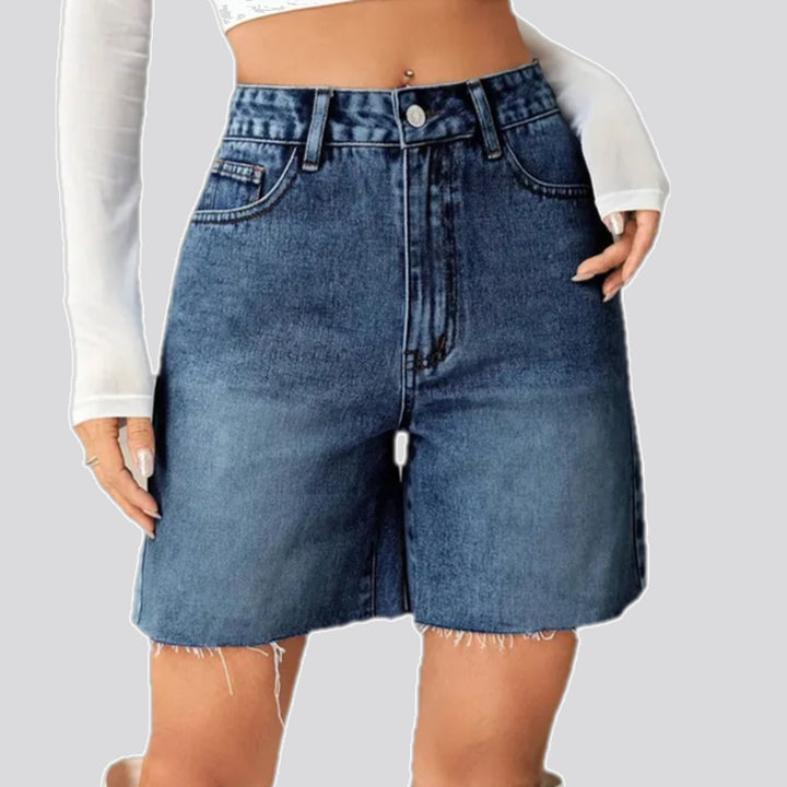 Raw Hem Fashion Women's Jean Shorts | Jeans4you.shop