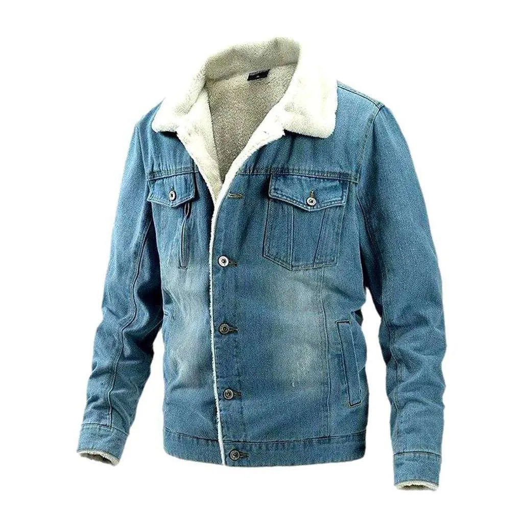 Regular denim jacket for men