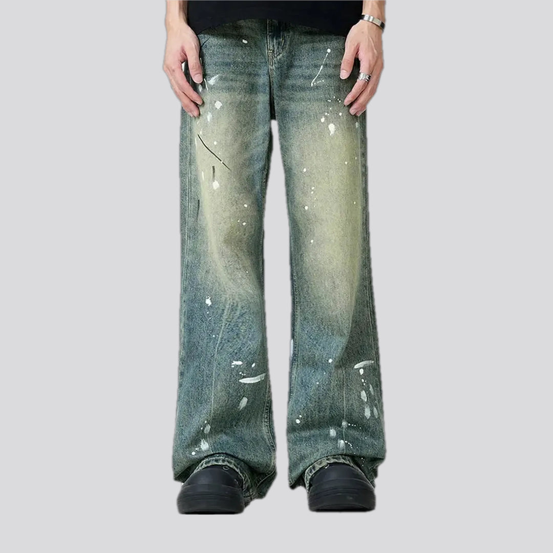 Retro Mid-waist Men's Jeans | Jeans4you.shop