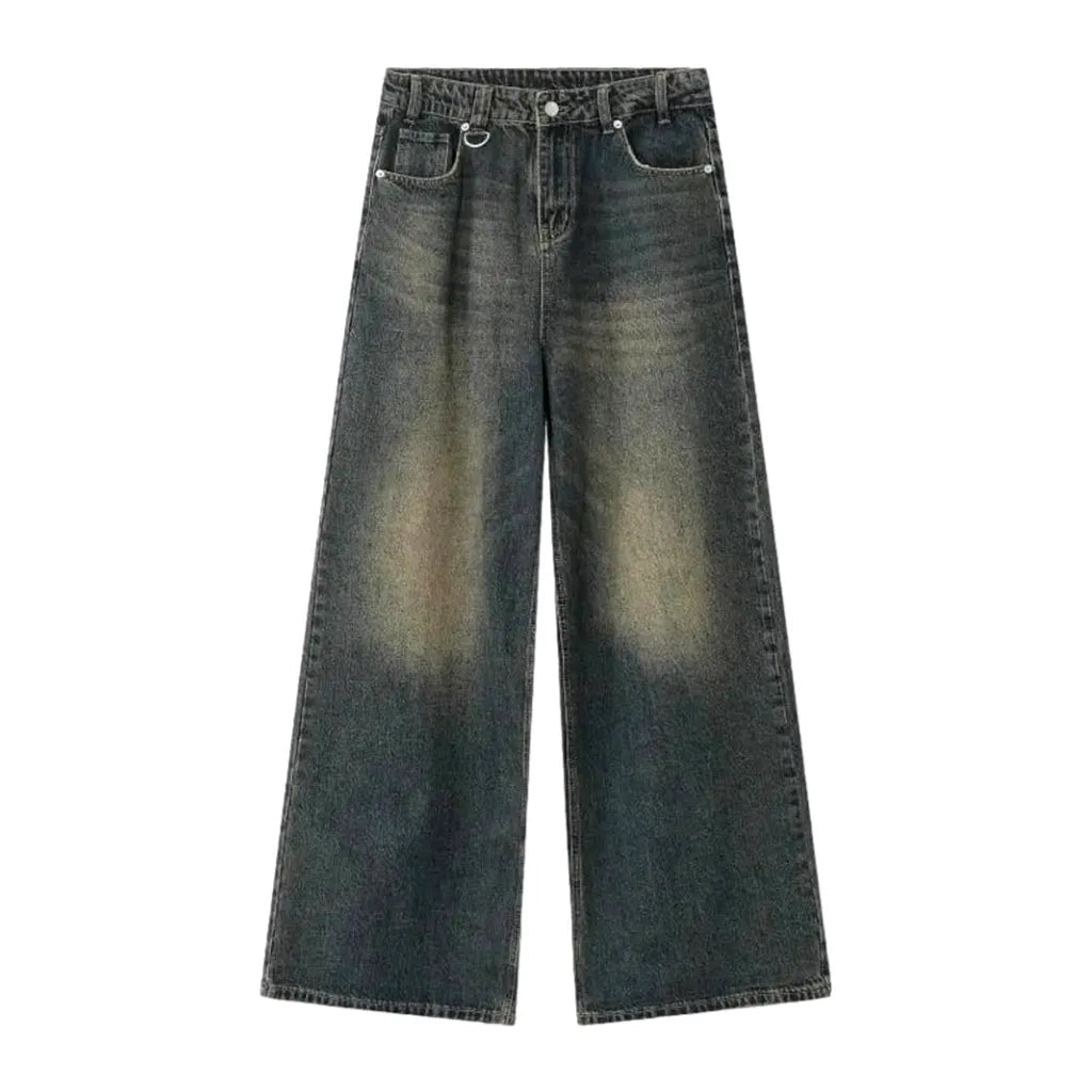 Retro sanded jeans
 for men